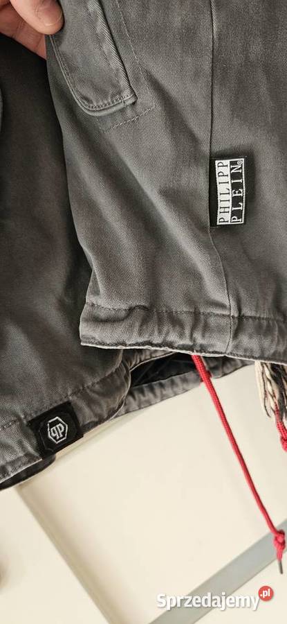 Kurtka Philipp plein XL piękna szara parka Warszawa