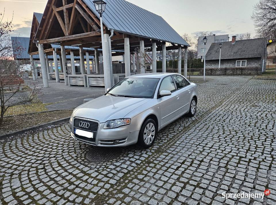 Audi A4 B7 2005r 20Tdi Klimatronik Alufelgi srebrny Ryglice