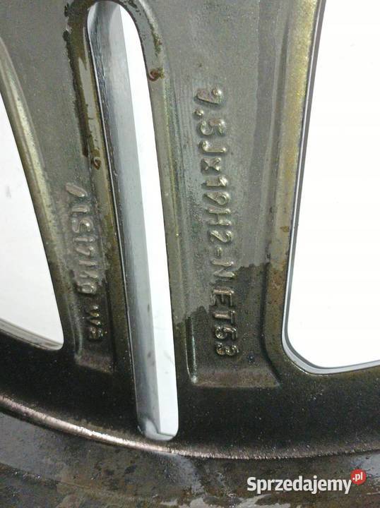FELGA ALUMINIOWA R19 5X112 ET53 OC65MM 75JX19H2 Samochodowe