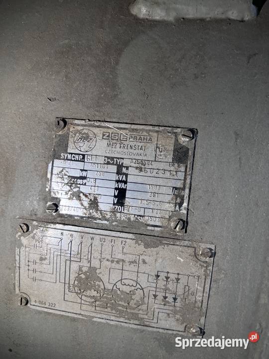 AGREGAT PRĄDOTWÓRZCZY ZSE PRAHA Ostrów Wielkopolski sprzedam