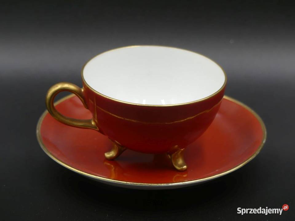 Komplet do mokki Tułowice Tillowitz stan Poznań