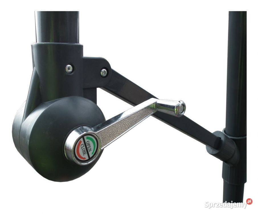 Duży parasol ogrodowy składany 350 zielony Bielsk Podlaski