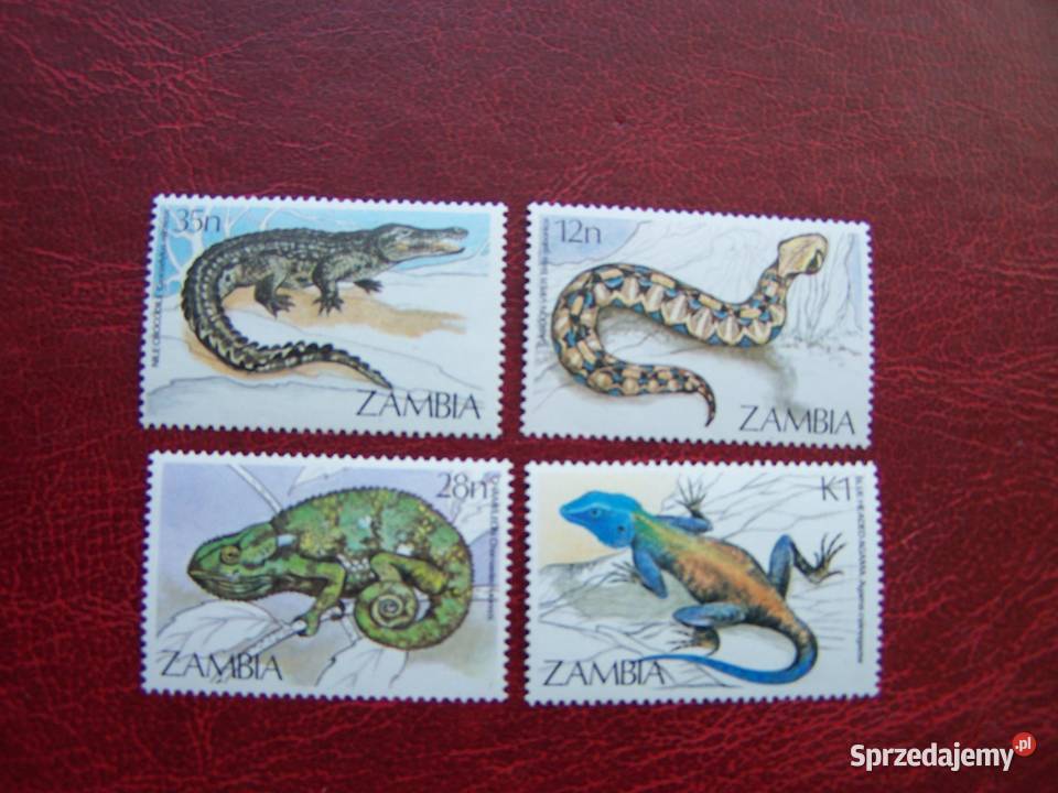 Zambia 1984 MNH Mi 30811 Fauna Gady Tychy sprzedam
