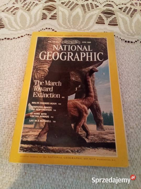National Geographic 1989 june Warszawa sprzedam