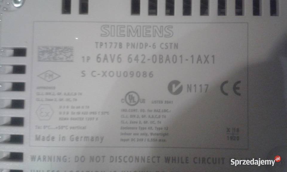 Siemens TP177B PNDP 6CSTN Skoczów