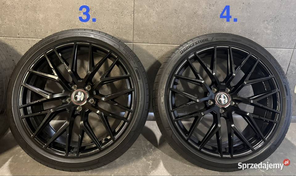 20 Ford Mustang felgi koła komplet 5x1143 85J Lubasz
