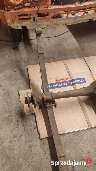 Fiat 125p 1300 most z resorami Sokołów Małopolski