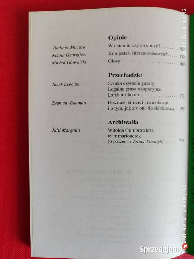 Teksty Drugie 3 51 1998 Władza słowa władza Popularnonaukowe Katowice