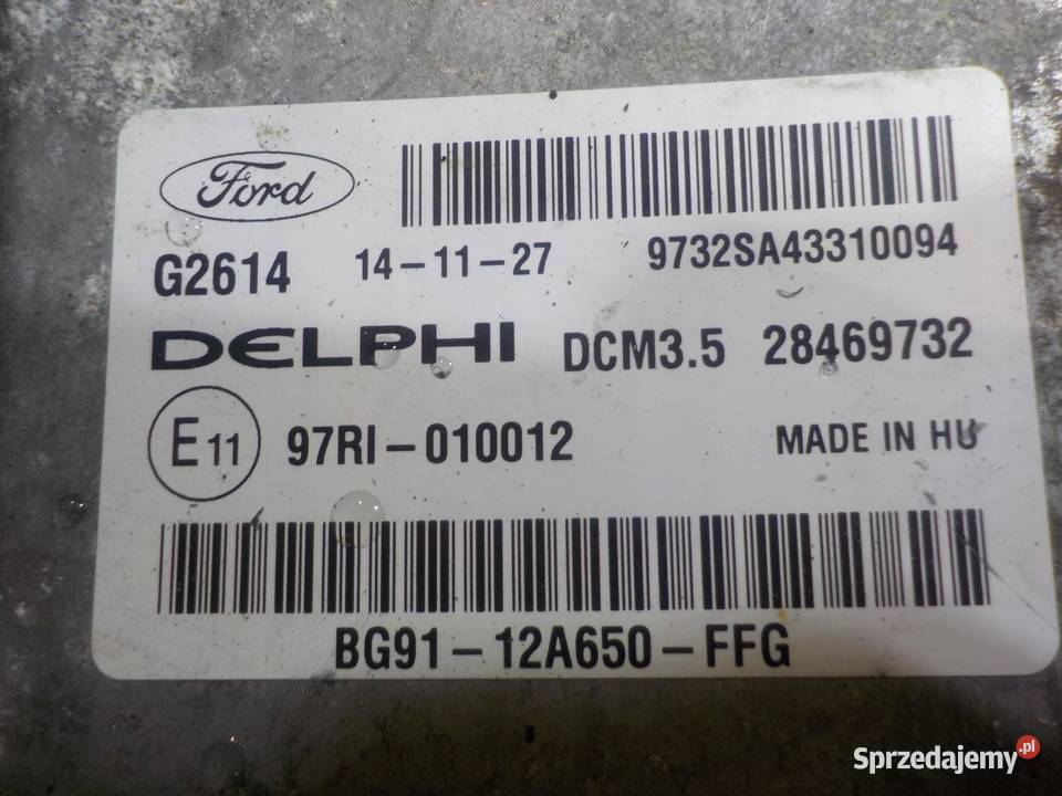 GALAXY MK3 LIFT 20 TDCI 5D sterownik komputer Suków