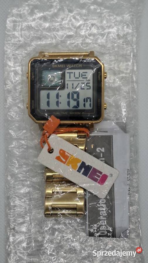 Nowy zegarek męski z widocznym CHIP marki SKMEI Częstochowa