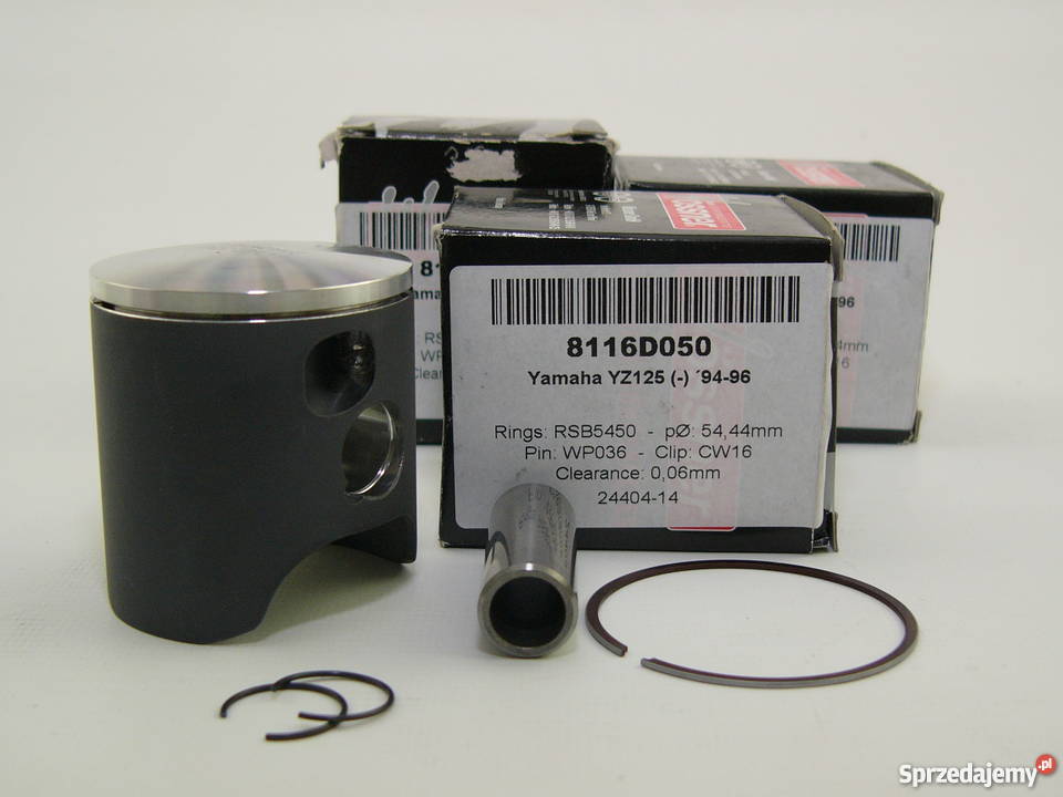 TŁOK komplet tłokowy WOSSNER 5444 mm YZ 125 0512 Zabrze