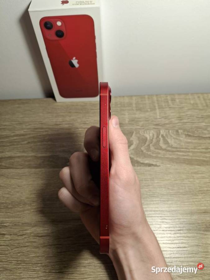 iPhone 13 Czerwony Stan Idealny 128GB Etui Warszawa