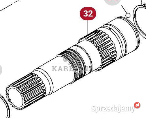 Valtra 8150 Skrzynia Biegów Wał Osi Wałek CZĘŚCI Jastrzębniki sprzedam