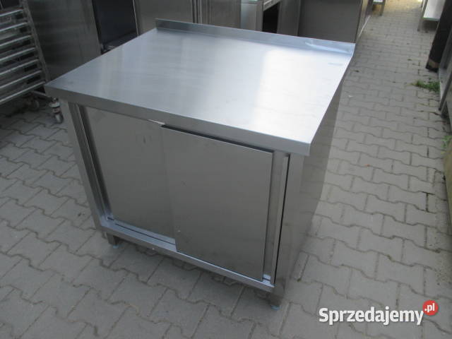STÓŁ GASTRONOMICZNY DRZWI SUWANE 2 PÓŁKI 907085 Ostrów Wielkopolski