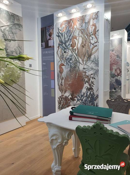 Ekspozytor bibliotek na płytki kamień Biblioteka Warszawa