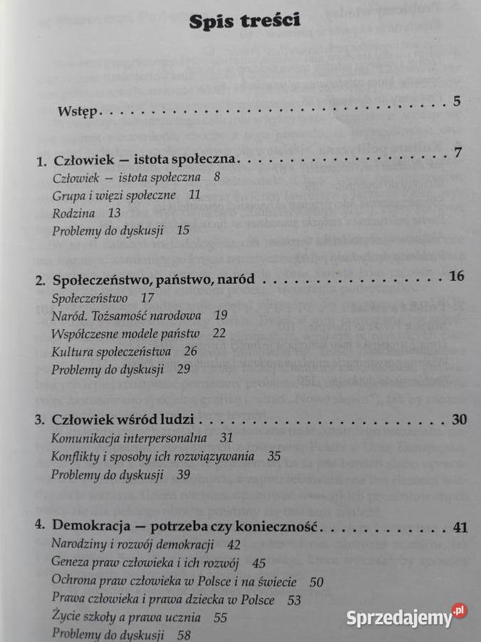 Wiedza o społeczeństwie żak książki Warszawa koss/woss