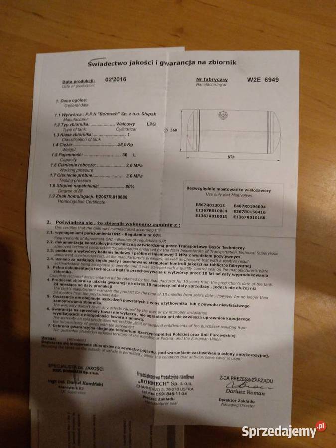 Butla zbiornik lpg 80l 2026 Zabrze