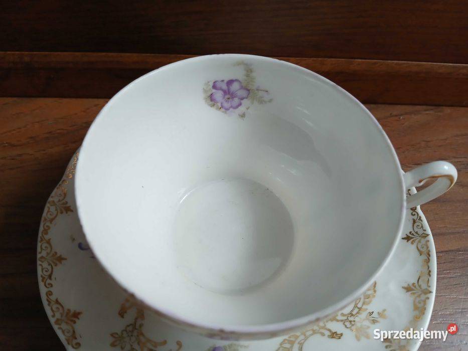 Stare duo porcelanowe KPM do kawy powojnik i Porcelana i szkło małopolskie Kraków sprzedam