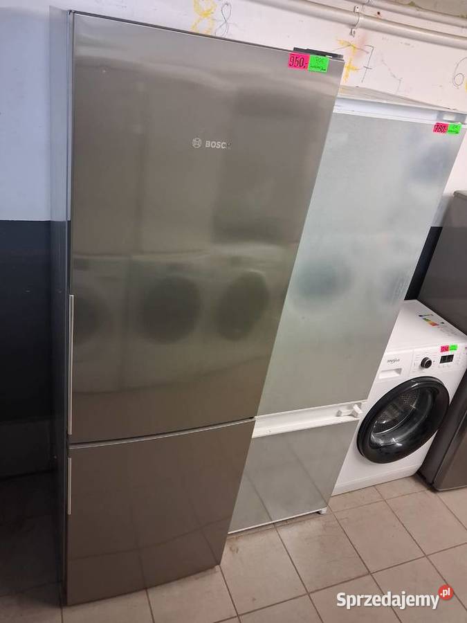 LODÓWKA BOSCH SREBRNA wolnostojące AGD Wrocław