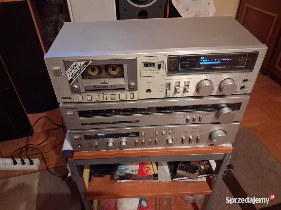 Piękny zestaw Technics Wintage Wieże i miniwieże podkarpackie Chorzelów