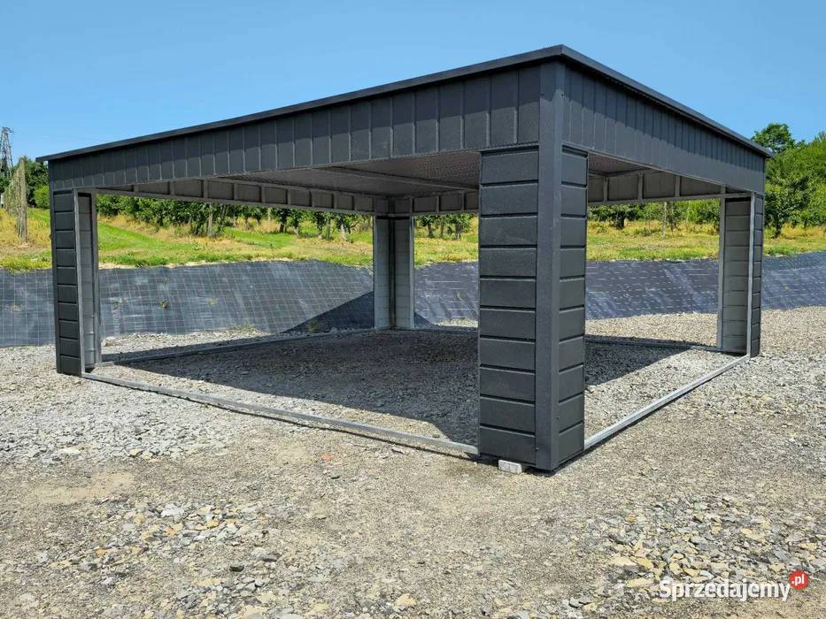 Ładny CARPORT ALTANA na pojazd Garaże Garaż Brodnica