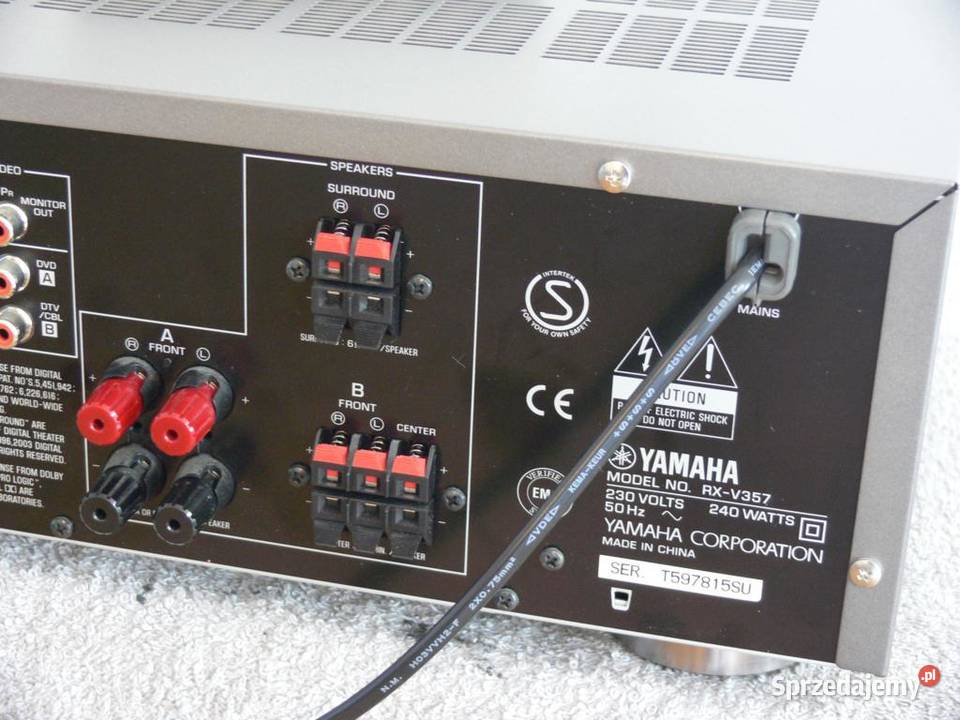 Amplituner Yamaha RXV357 RDS pilot WYSYŁKA Amplitunery Jasło