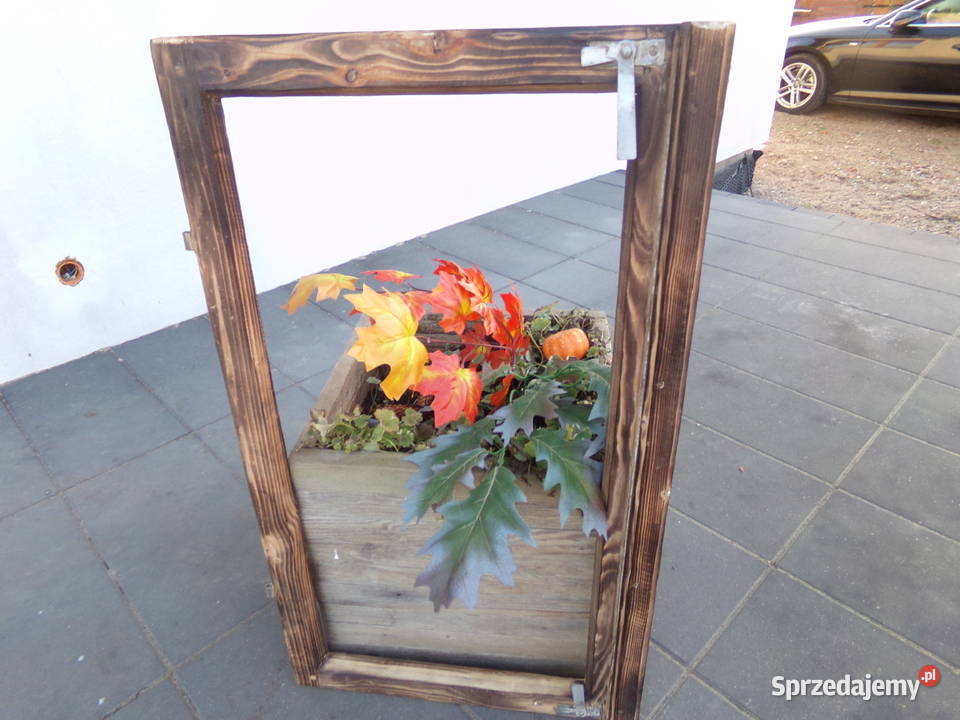 Stare okno rama okienna retro loft lustro