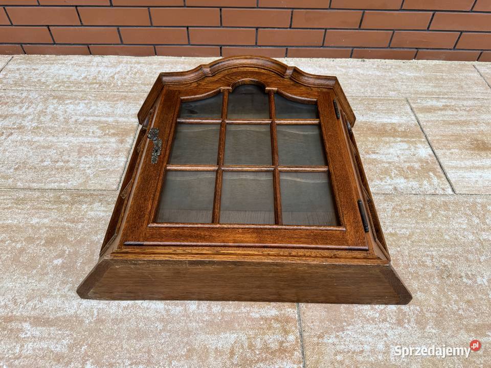 Witrynka wisząca dębowa stylowa rustykalna półka Sulbiny