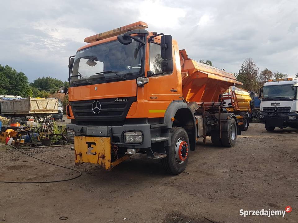 Mercedes Axor 4x4 2011 euro5 piaskarka solarka podkarpackie Ropczyce
