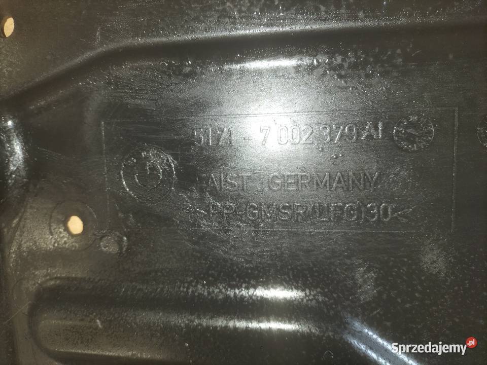 Osłona skrzyni biegów BMW E65 E66 Poręba