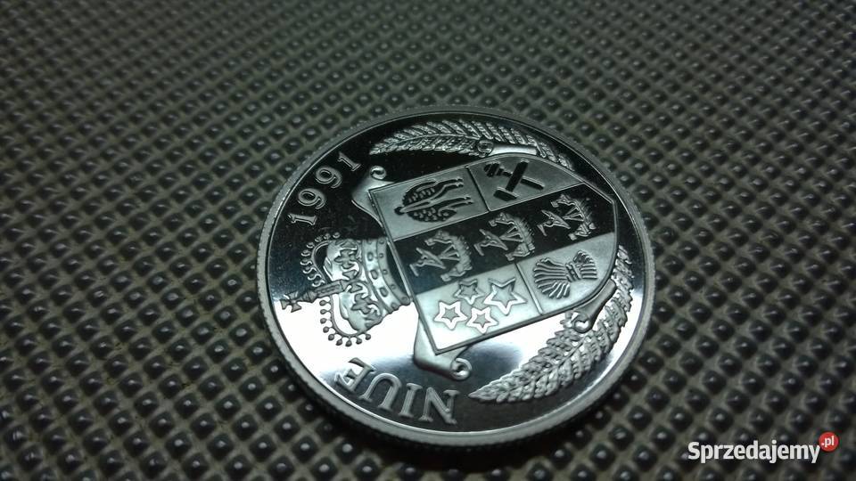 moneta Niue 5 dolarów 1991 Mundial USA 1994 mazowieckie