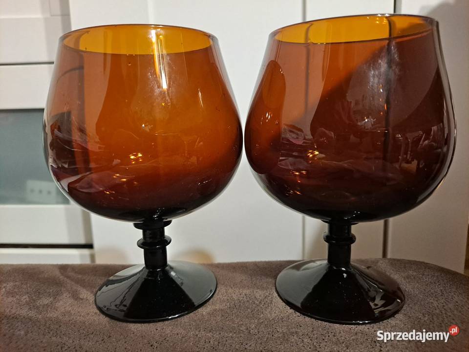 Horbowy kieliszki rubinowe PRL
