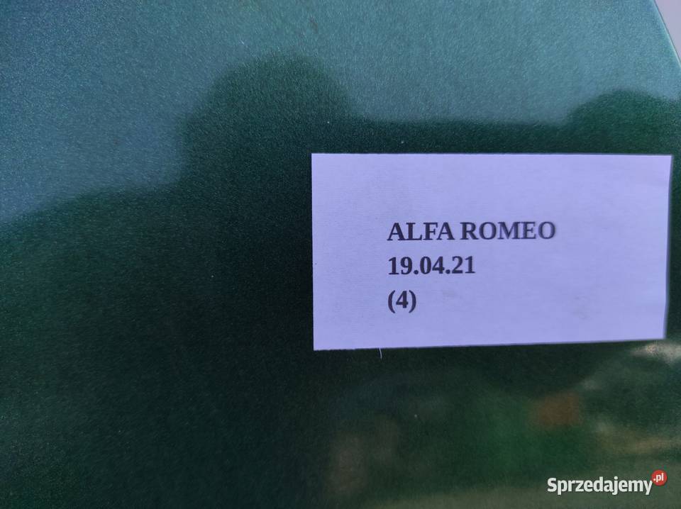 POKRYWA SILNIKA PRZÓD ALFA ROMEO 147 937 3D Nowy Tomyśl