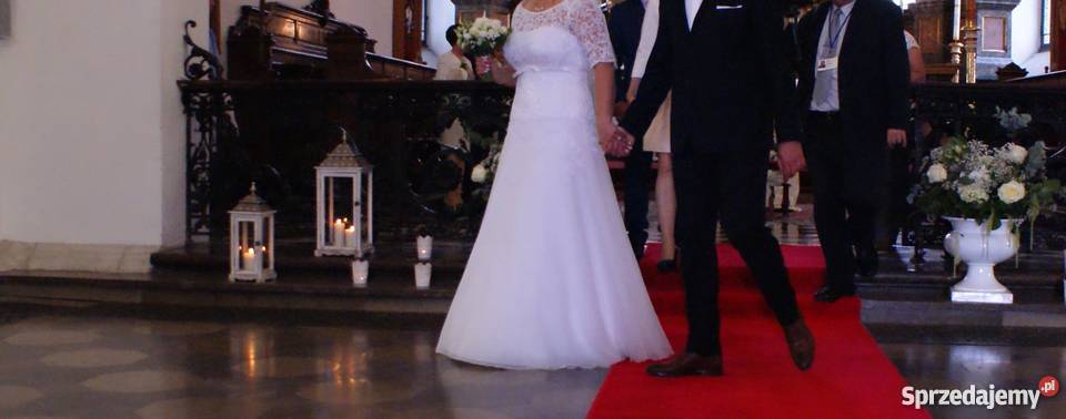 Suknia ślubna Agnes 4446 biała Poznań Poznań