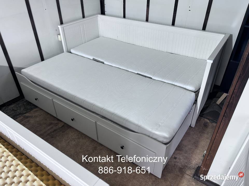 IKEA HEMNES Łóżko Leżanka z 3 szufladami 2