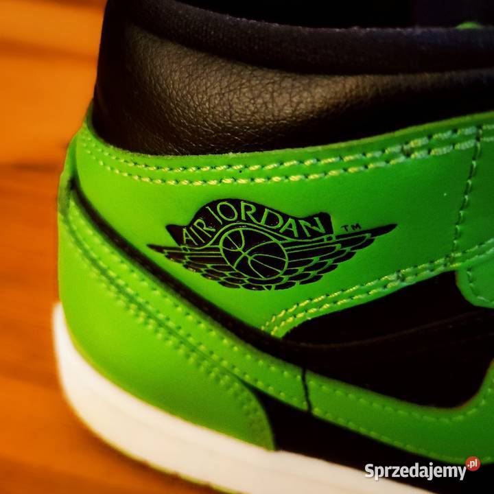 Buty Nike Air Jordan 1 Mid Zielone Czarne 385 Bytom