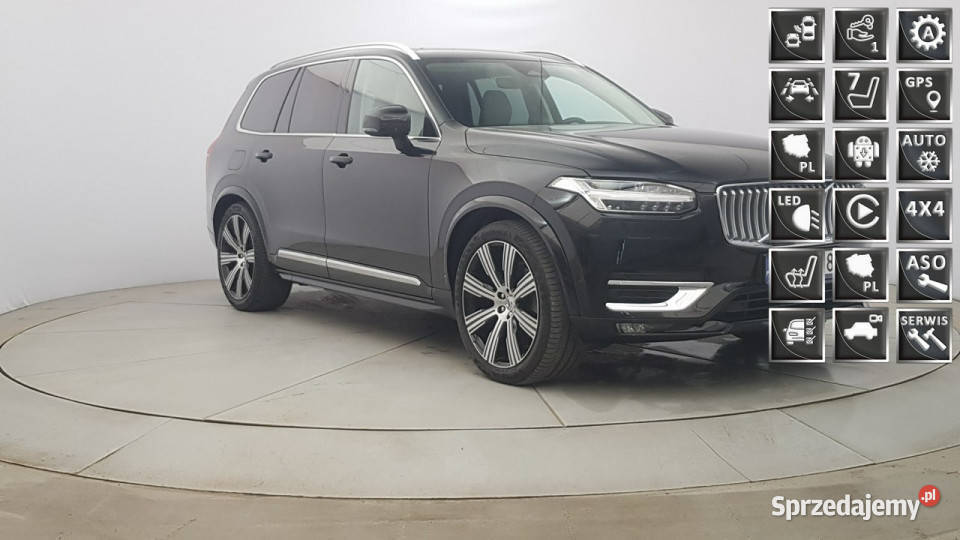 Volvo XC 90 B5 D AWD Plus Bright 7os Z Polskiego czujnik deszczu Warszawa