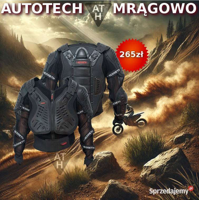 ZBROJA NA CROSS ENDURO GARETH ODPINANE BARKI warmińsko-mazurskie Mrągowo sprzedam