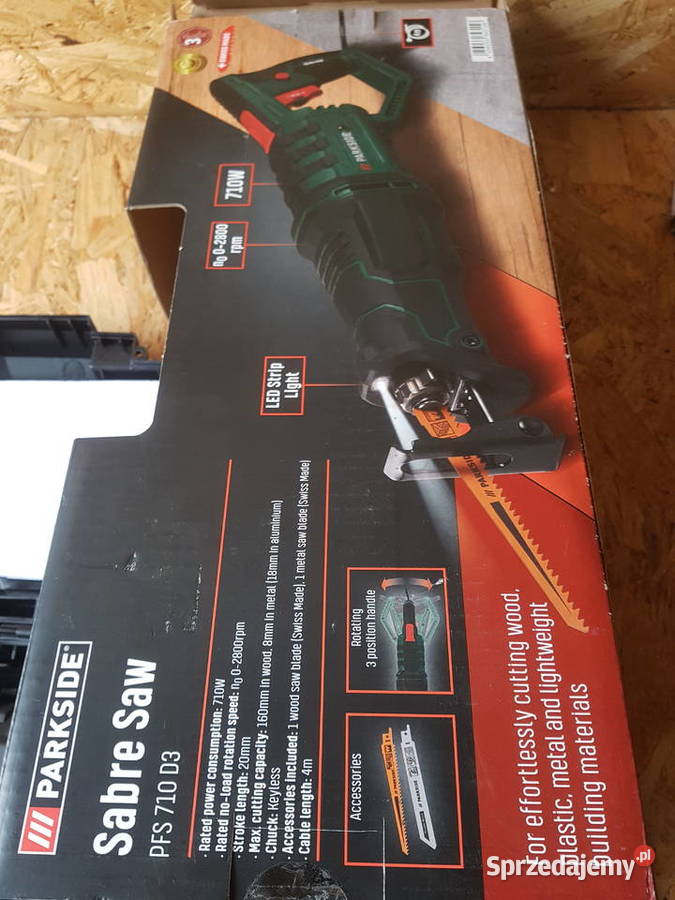 Piła szablasta elektryczna Parkside PFS 710W D3 Głogowa