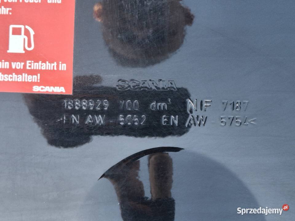 SCANIA R S ZBIORNIK PALIWA 700L 1888929 ciężarowe lubuskie Bieleń