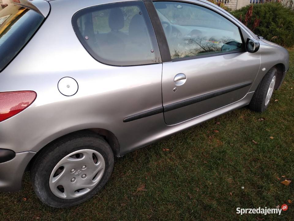 Peugeot 206 3d Szyba boczna prawa drzwi pasażera Boczne (drzwi) Małyń