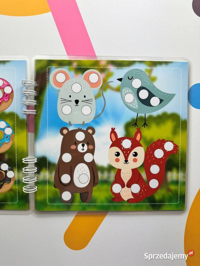 Gra edukacyjna album wielokrotnego użytku Kulki Pozostałe Raszyn