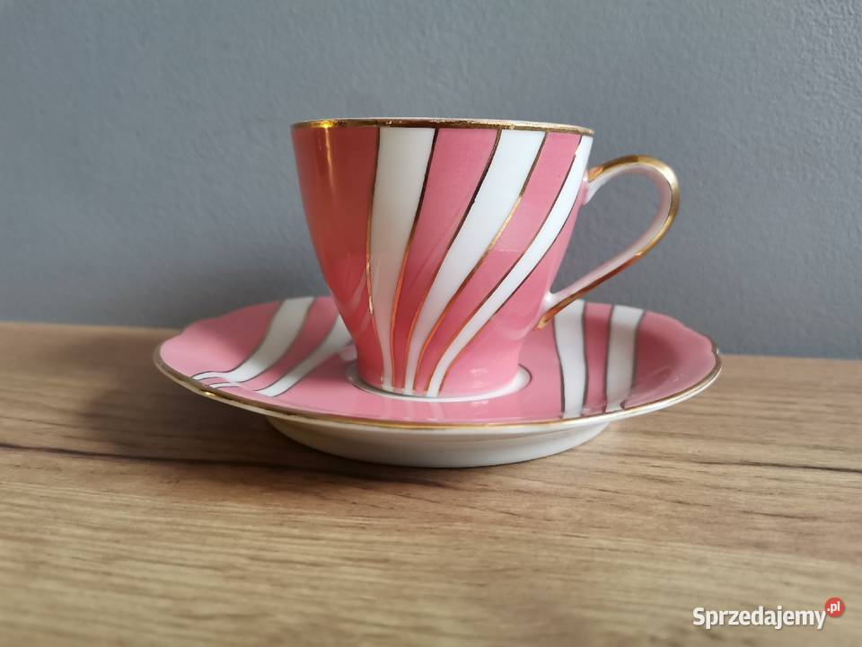 Stara filiżanka Feston Wincenty Potacki Ćmielów Antyki, Sztuka, Kolekcje