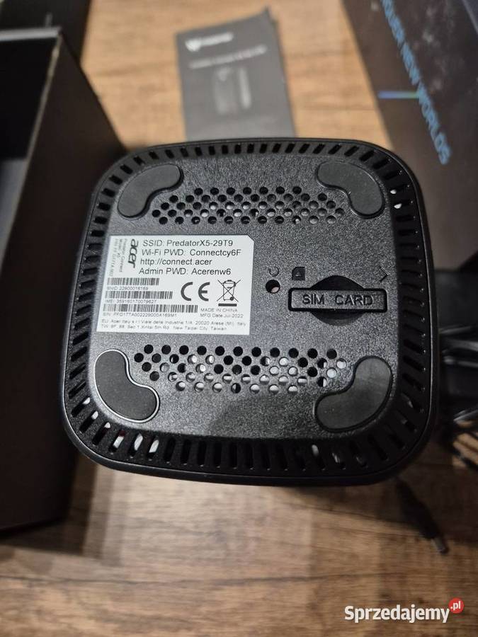 Access Point Router Acer Predator Connect X5 5G Pozostałe Zielona Góra