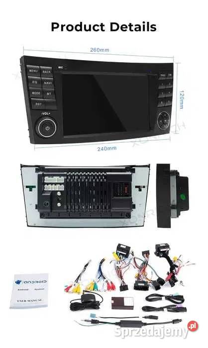 Radio Android Mercedes w211 E300 CLK W209 CLS Ożarowice sprzedam