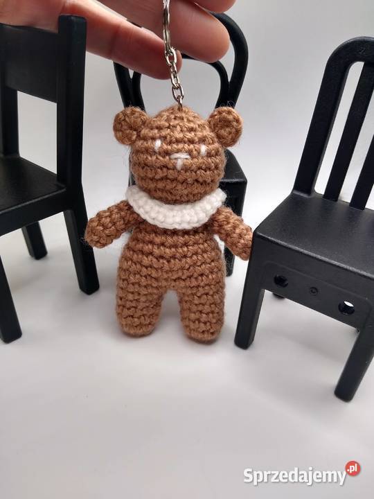 Brelok Miś Bear Crochet Handmade Uniseks Gdańsk sprzedam