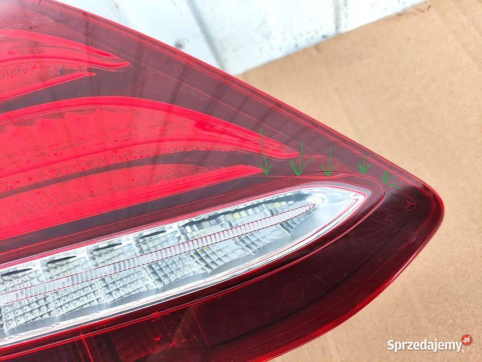MERCEDES E W213 LED SEDAN LAMPA LEWA TYŁ Lampy przednie