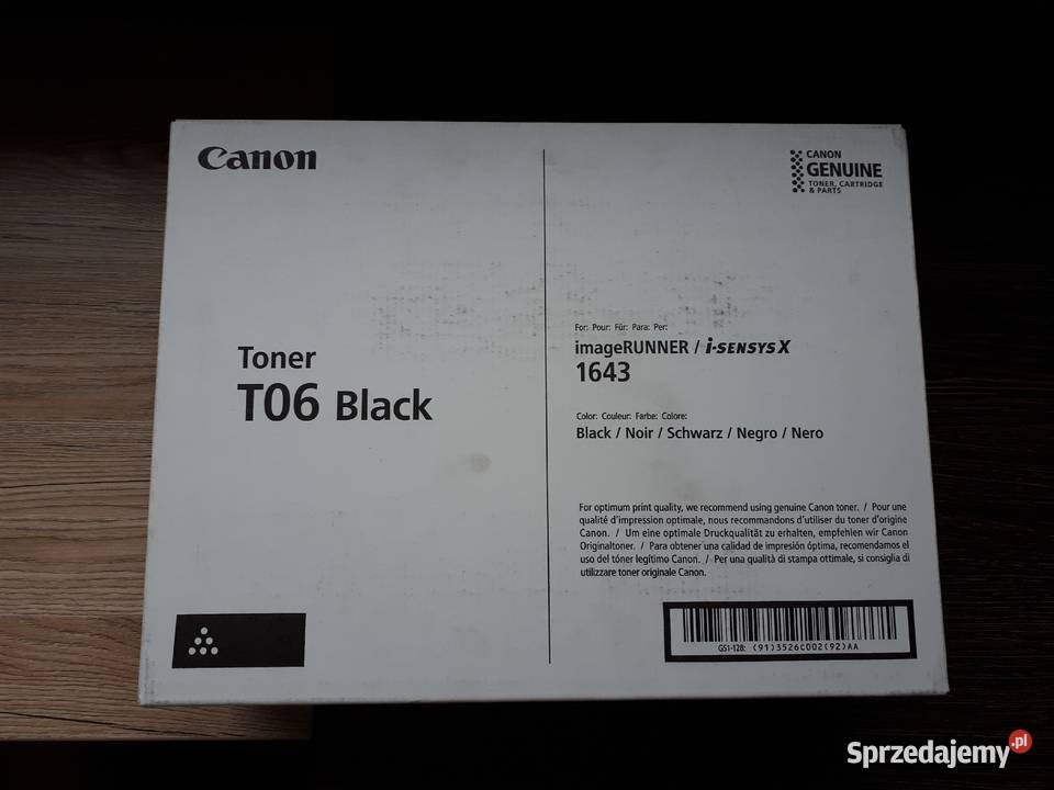 Canon Toner T06 Black Nowy Canon Lgota sprzedam