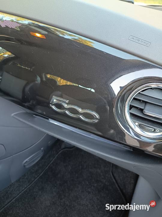 Fiat 500 12 benzyna 69 2010r CUKIERECZEK skórzana tapicerka podlaskie Białystok sprzedam