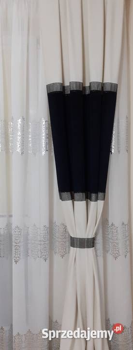 Zasłony velvet ecru mazowieckie Mława